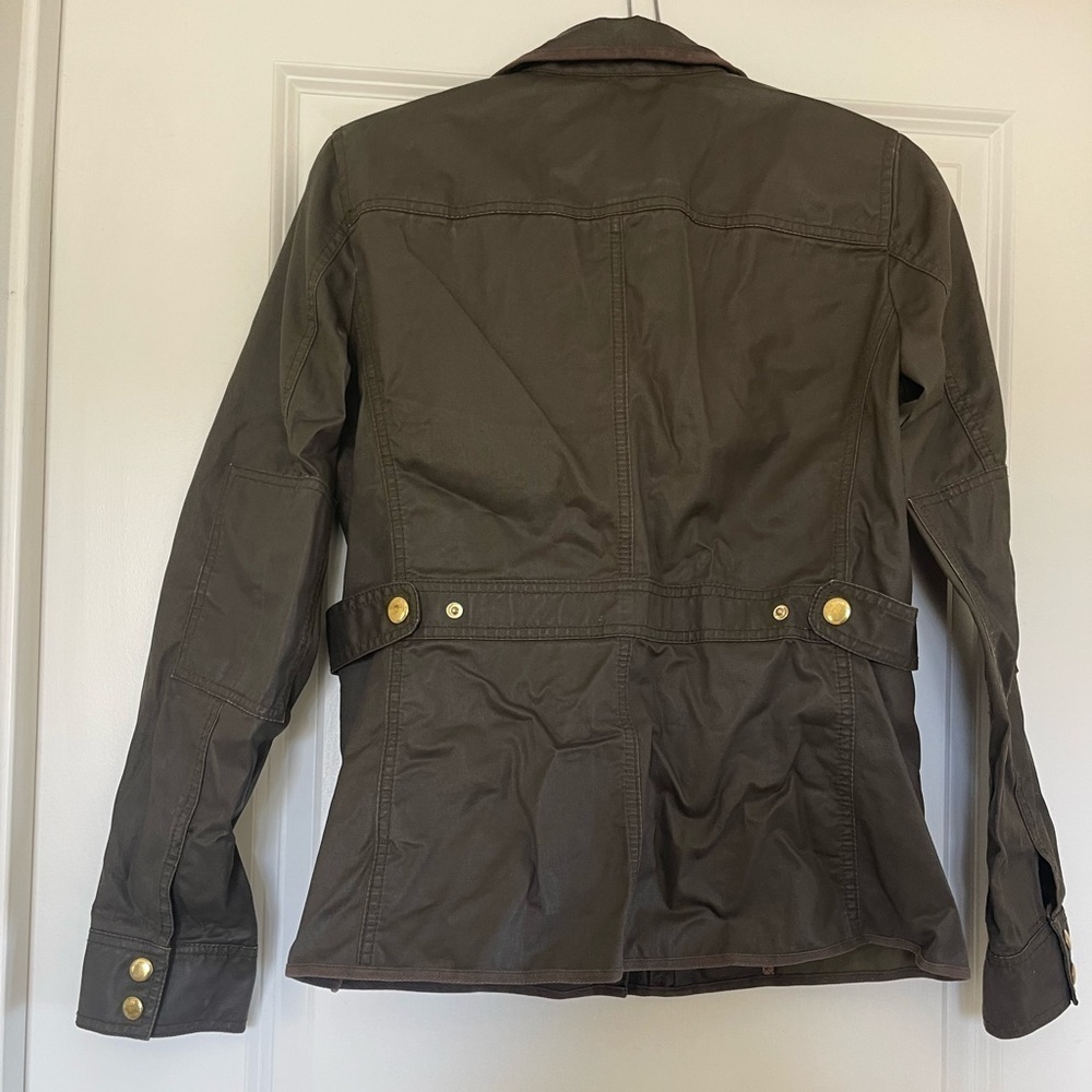 J.Crew Factory Resin-Coated Twill Field Jacket - S - Picture 6 of 7